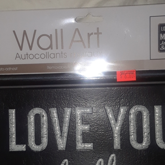 NWT Wall Art Self-Adhesive "WORDS TO LIVE BY" - Picture 4 of 6